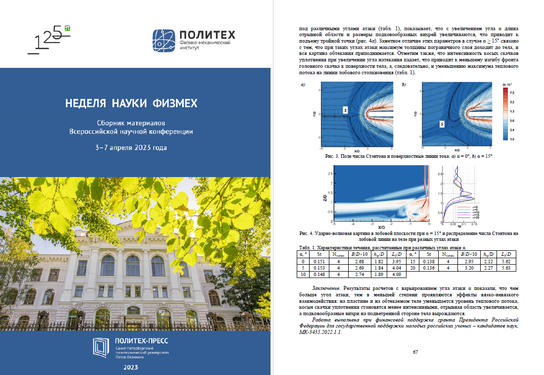 Издан сборник докладов Недели науки ФизМех - 2023